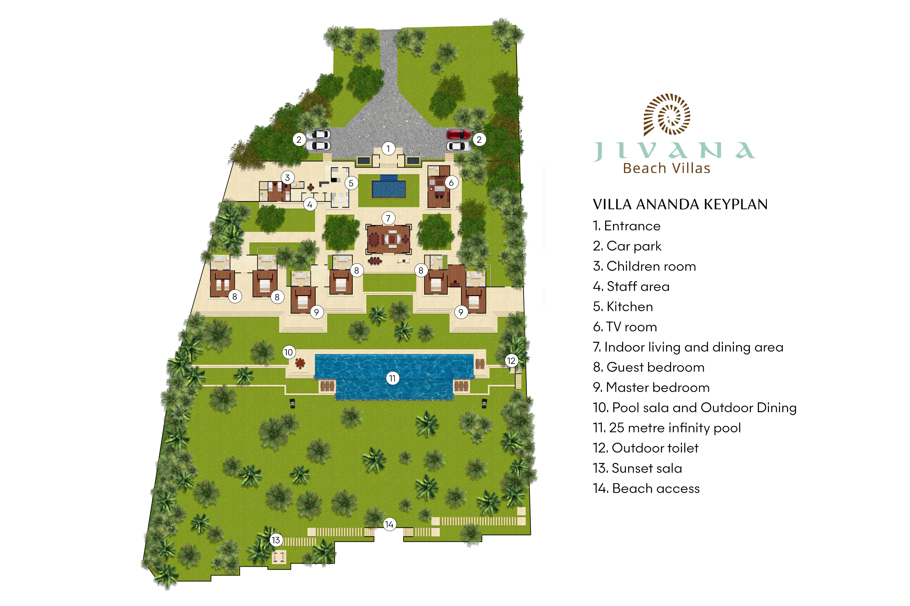Villa Ananda Floor Plan V2